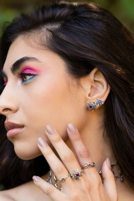 Tribal earrings - nstee1